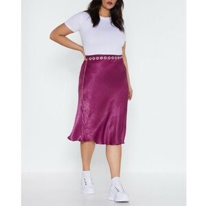 Nasty Gal Slick All The Boxes Skirt